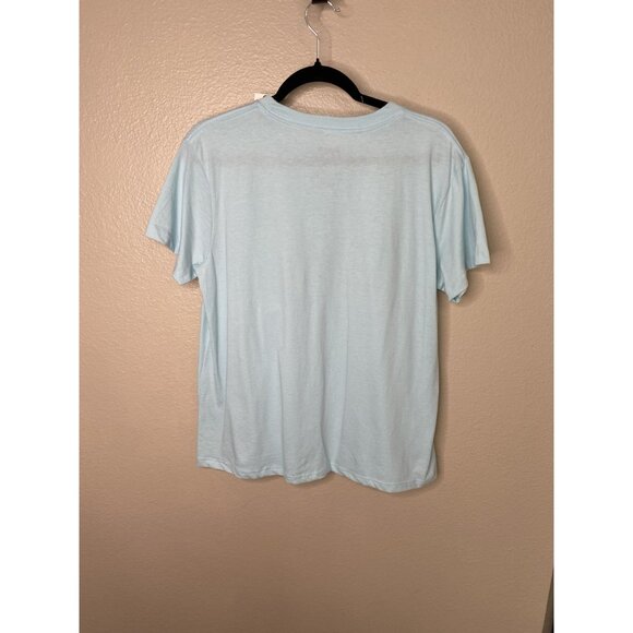 NWT Super Mario Bros Womens Blue T-shirt Large short sleeve graphic print cotton - Picture 3 of 5